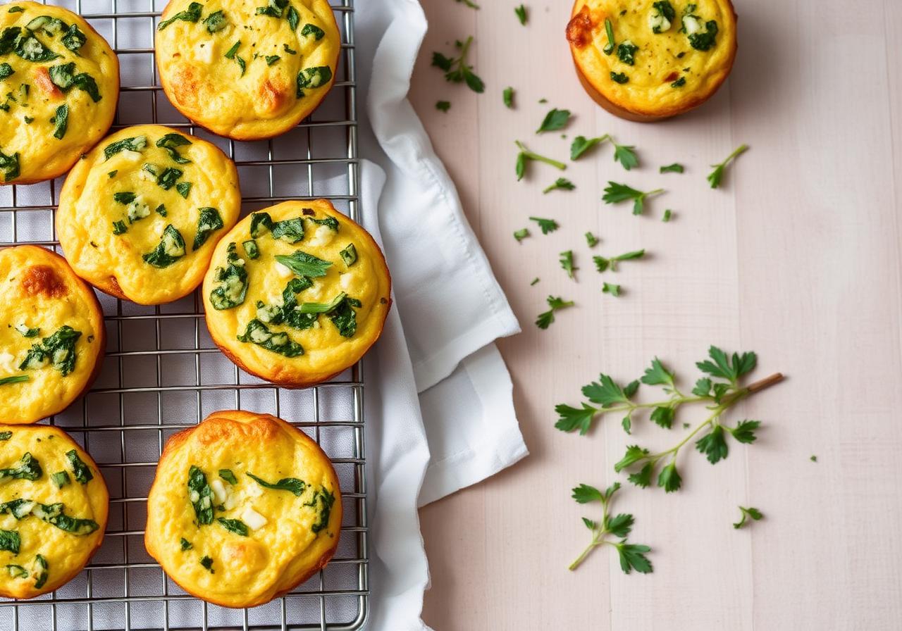 Spinach & Feta Egg Muffins: Five Days of Breakfast in 30 Minutes